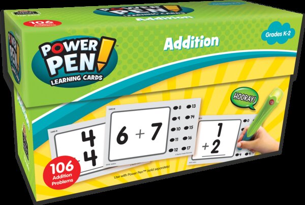 TCR6456 Power Pen Learning Cards: Addition Image