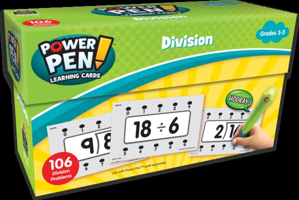 TCR6460 Power Pen Learning Cards: Division Image