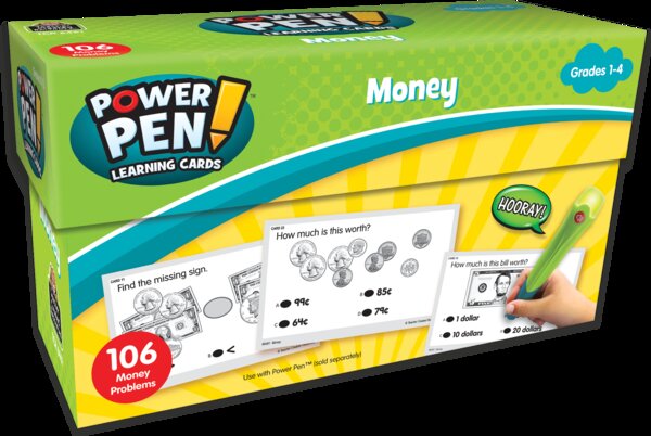 TCR6461 Power Pen Learning Cards: Money Image