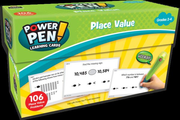 TCR6464 Power Pen Learning Cards: Place Value Image