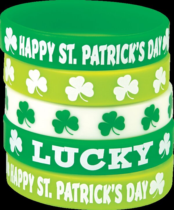 TCR6526 St Patrick's Day Wristbands Image