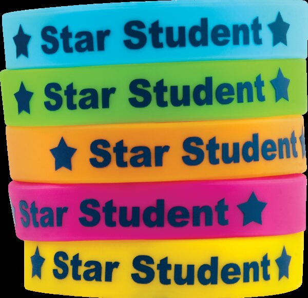 TCR6548 Star Student Wristbands Image