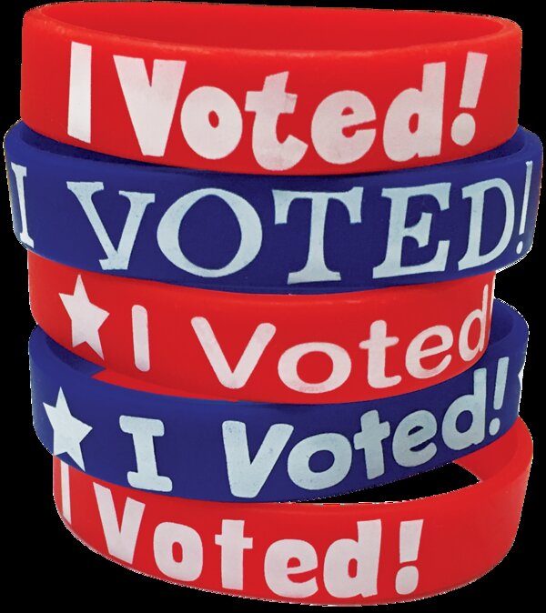 TCR6576 I Voted! Wristbands Image