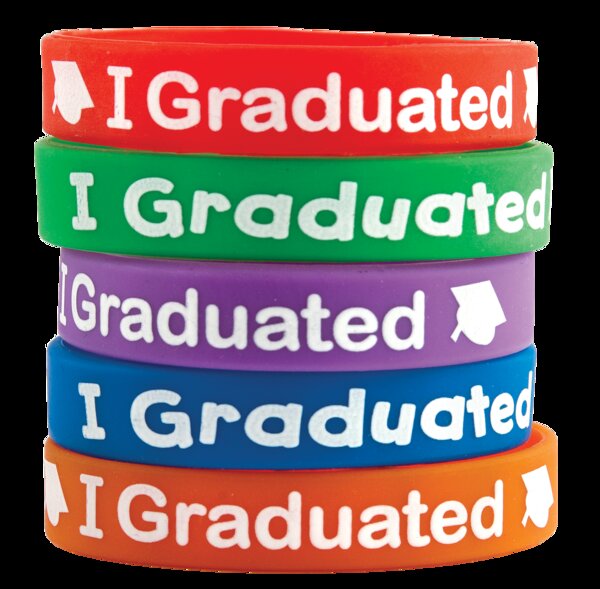 TCR6581 I Graduated Wristbands Image