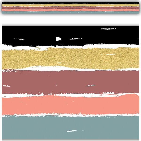 TCR6687 Wonderfully Wild Stripes Straight Border Trim Image