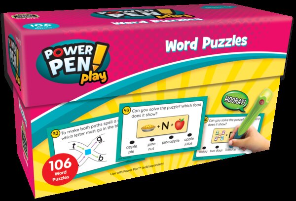 TCR6724 Power Pen Play: Word Puzzles Gr. 1–2 Image