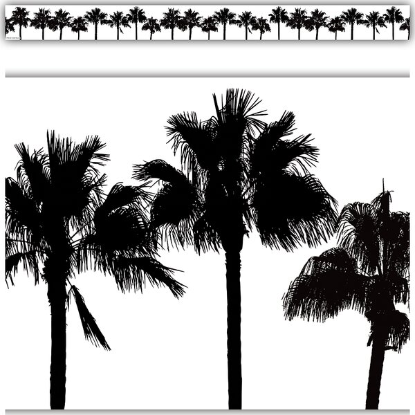 TCR6774 Coco Palms Straight Border Trim Image