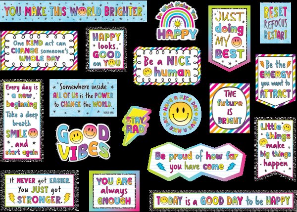 TCR6926 Brights 4Ever Mini Bulletin Board Image