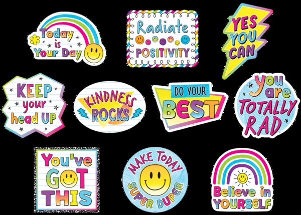 TCR6933 Brights 4Ever Positive Sayings Accents Image