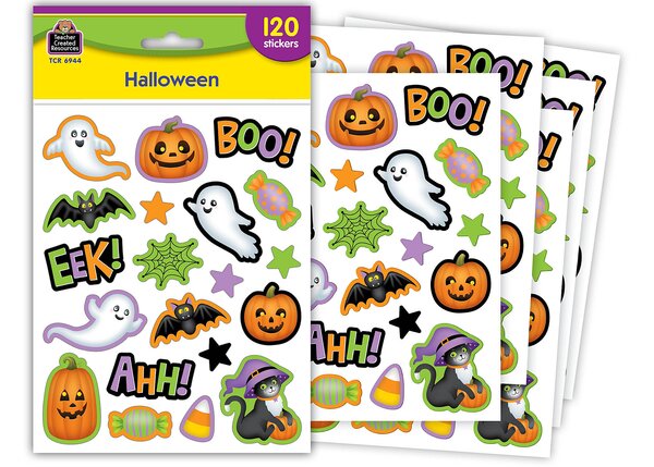 TCR6944 Halloween Stickers Image