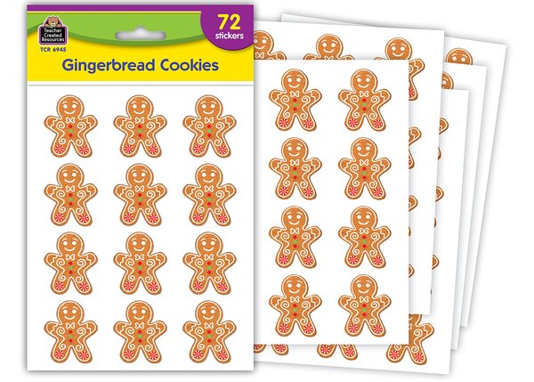 TCR6945 Gingerbread Cookies Stickers Image