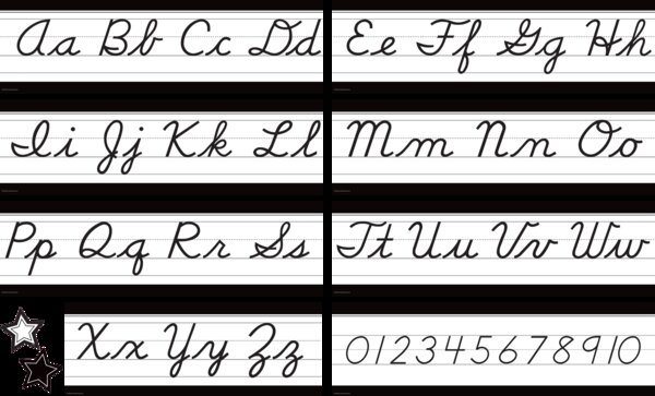 TCR6983 Black and White Cursive Mini Bulletin Board Image