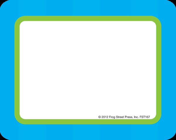 TCR70167 Blue Sassy Name Tags/Labels Image