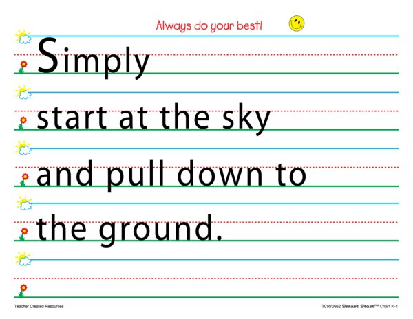 TCR70662 Smart Start Chart: Small K-1 Image