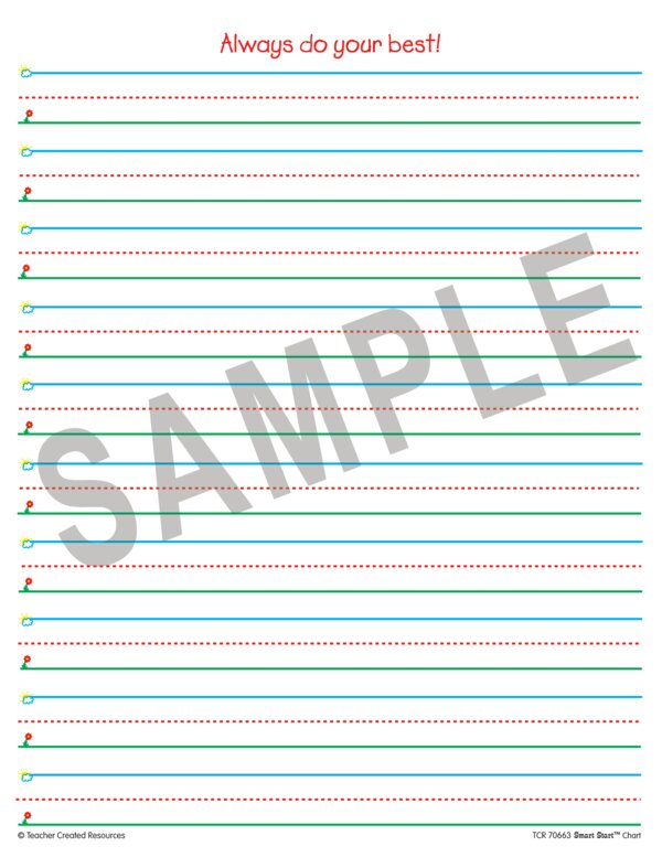 TCR70663 Smart Start Chart: Small 1-2 Image