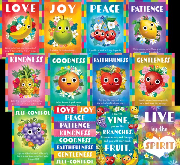 TCR7071 Fruit of the Spirit Small Poster Pack Image