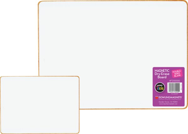 TCR7200000 Double-Sided Magnetic Dry-Erase Board: Blank Image