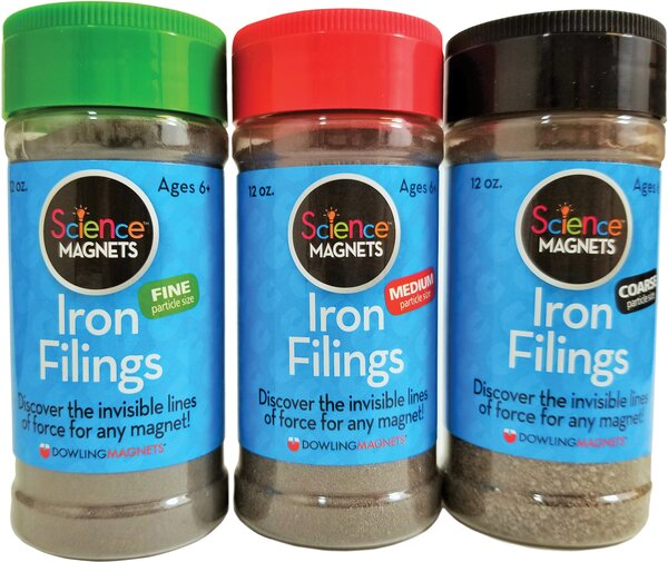 TCR731050 Iron Filings Variety Pack (Fine/Medium/Coarse Mesh) Set of 3 Image