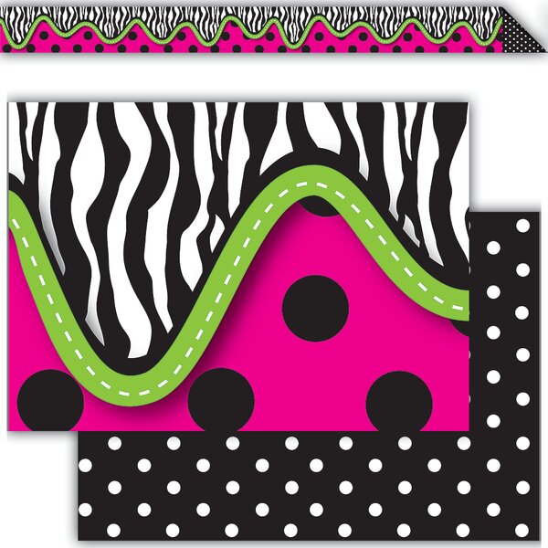 TCR73114 Zebra Double-Sided Border Image