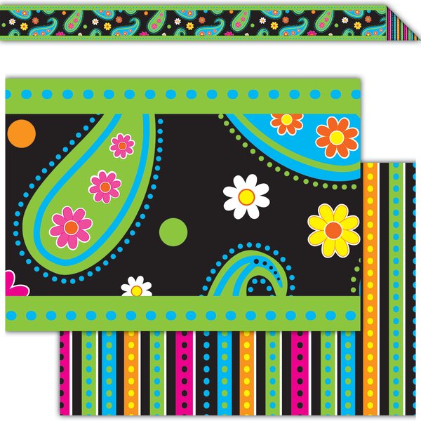 TCR73136 Perfect Paisleys Double-Sided Border Image