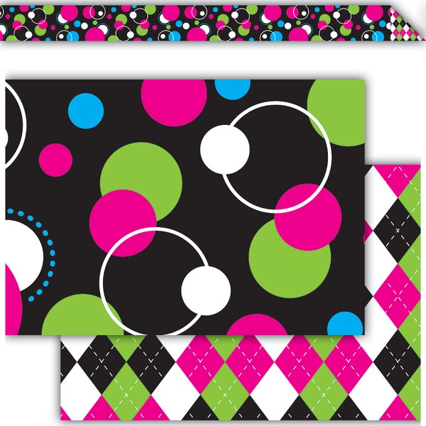 TCR73137 Circle Frenzy Double-Sided Border Image