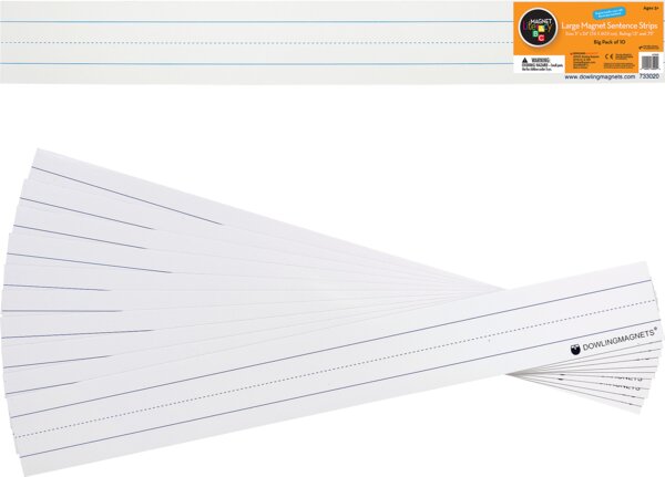 TCR733020 Large Magnet Sentence Strips, Set of 10 Image