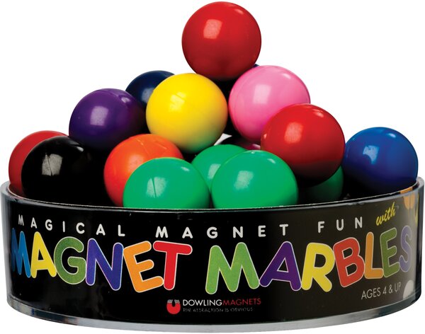 TCR736606 Solid-Colored Magnet Marbles, Set of 20 Image