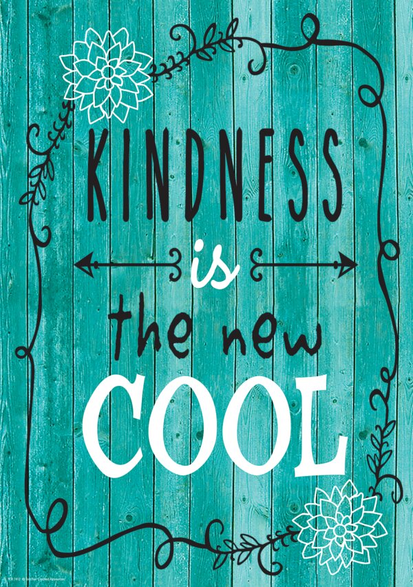 TCR7412 Kindness Is the New Cool Positive Poster Image