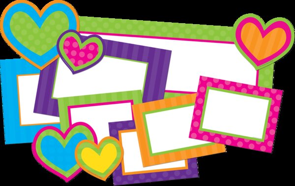 TCR74549 Sassy Dot Hearts Create & Decorate Image