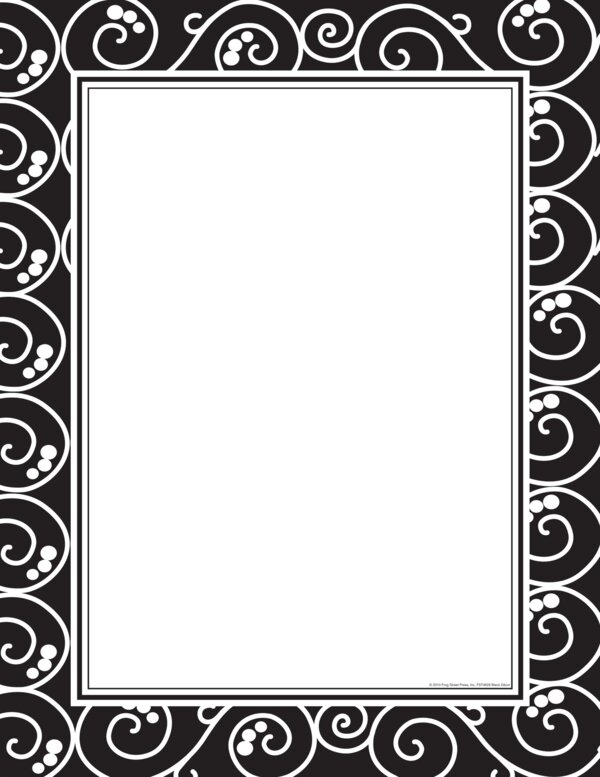 TCR74628 Black Decor Chart Image