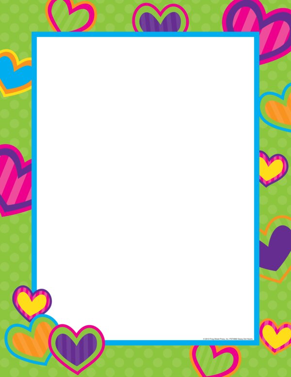 TCR74682 Sassy Dot Hearts Chart Image
