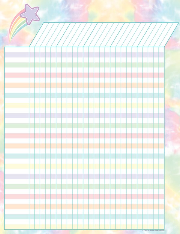 TCR7475 Pastel Pop Incentive Chart Image