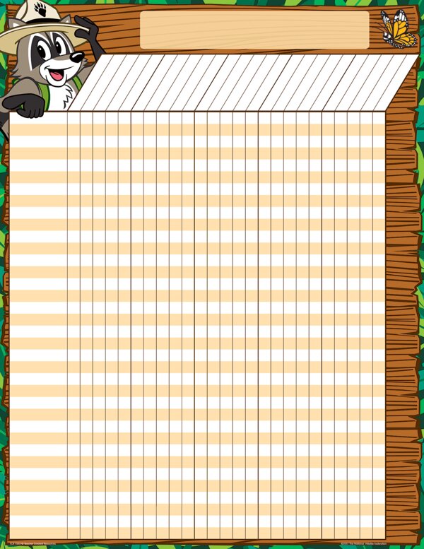 TCR7522 Ranger Rick Incentive Chart Image