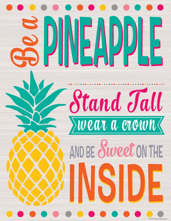 TCR7563 Tropical Punch Be a Pineapple Chart Image