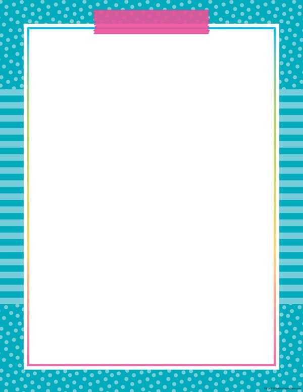 TCR7627 Colorful Vibes Blank Chart Image