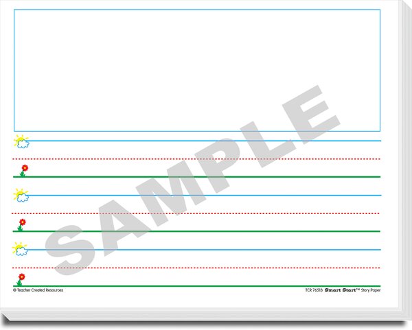 TCR76513 Smart Start K-1 Story Paper: 360 Sheets Image