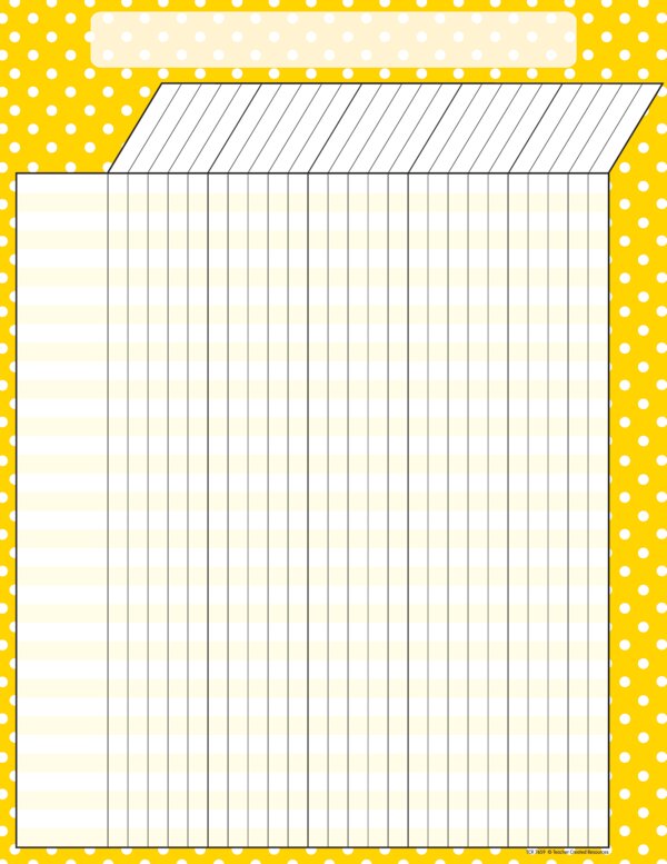 TCR7659 Yellow Polka Dots Incentive Chart Image