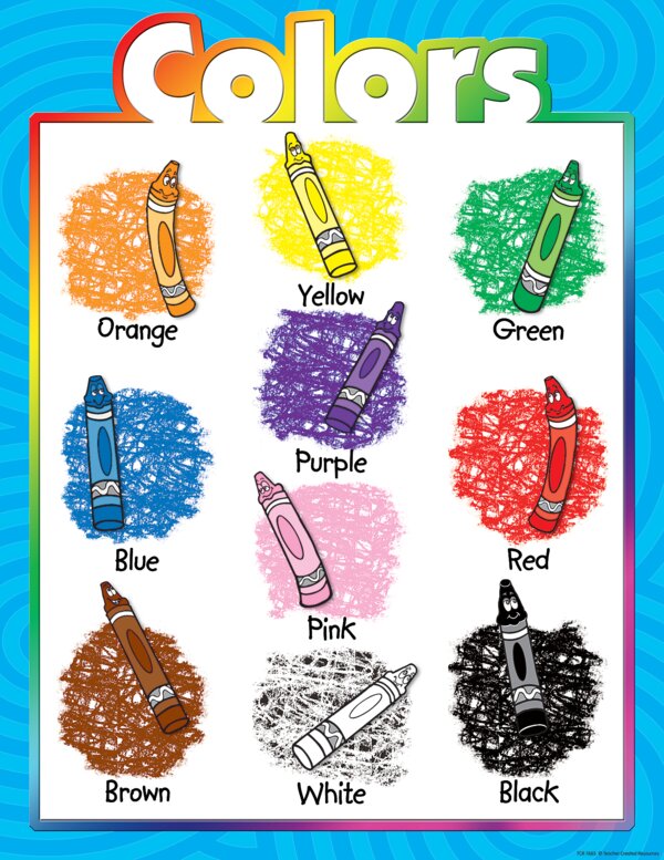 TCR7685 Colors Chart Image