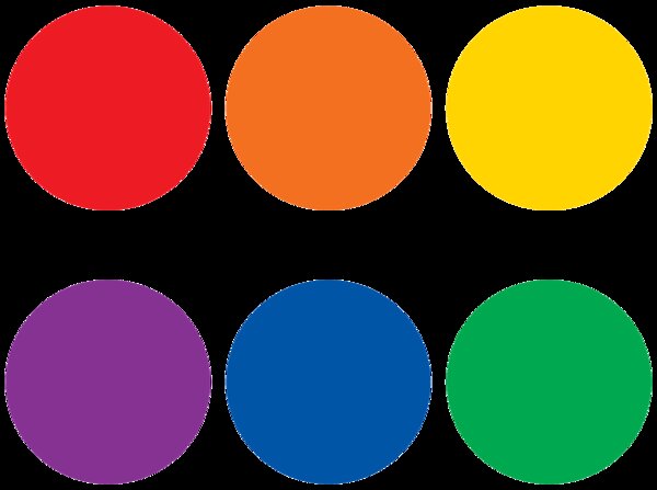 TCR77001 Spot On Carpet Markers Colorful Circles - 7" Image