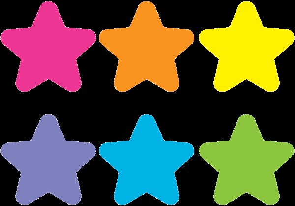 TCR77002 Spot On Carpet Markers Bright Stars - 7" Image