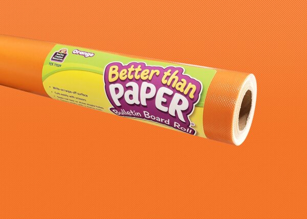 TCR77039 Orange Better Than Paper Bulletin Board Roll Image