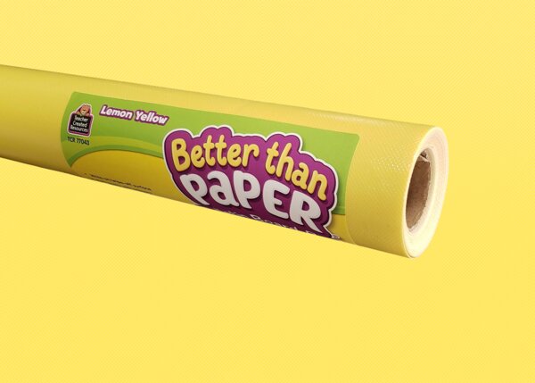 TCR77043 Lemon Yellow Better Than Paper Bulletin Board Roll Image