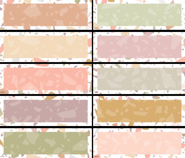 TCR77066 Terrazzo Tones Labels Magnetic Accents Image