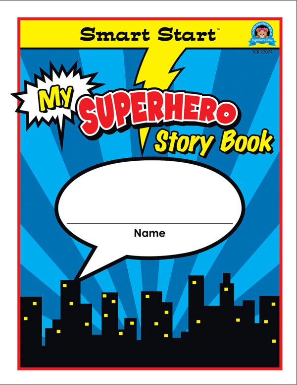 TCR77074 Superhero Smart Start 1-2 Story Book Image