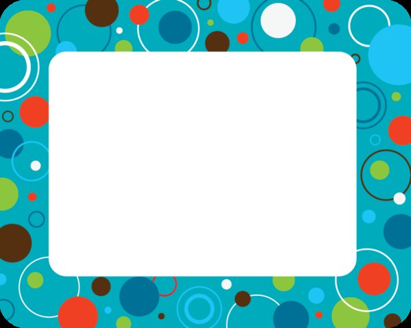 TCR77081 Circles and Dots Name Tags/Labels Image