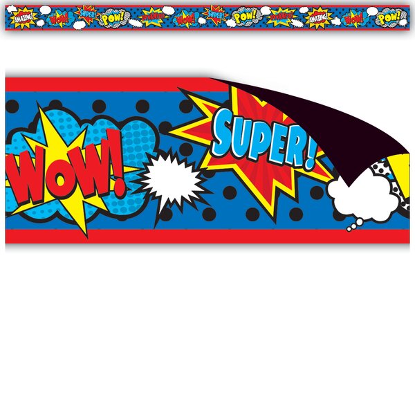 TCR77131 Superhero Magnetic Border Image