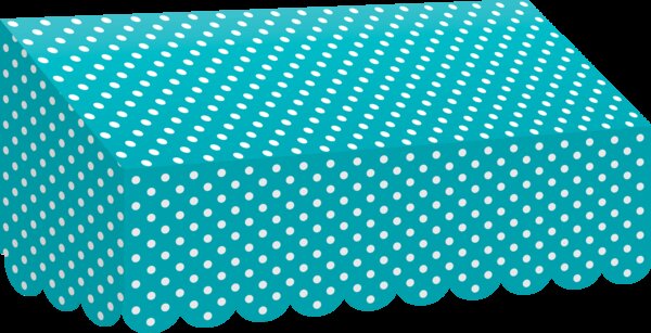 TCR77163 Teal Polka Dots Awning Image