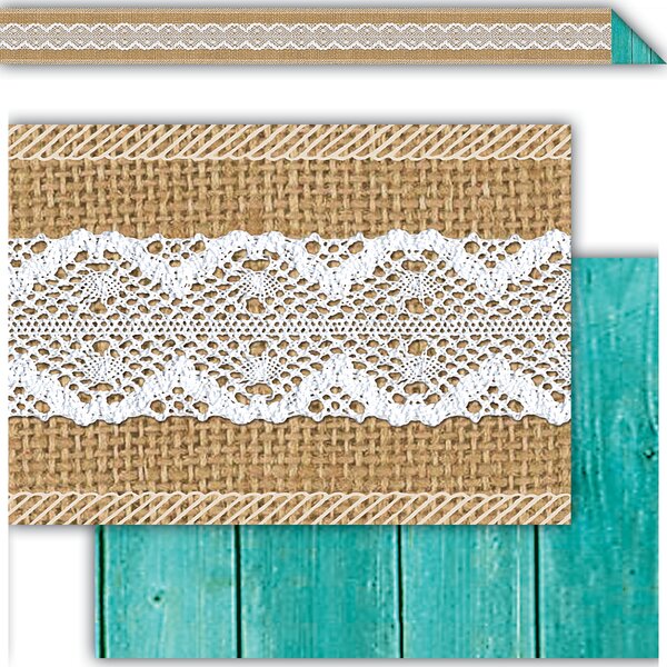 TCR77169 Shabby Chic Double-Sided Border Image