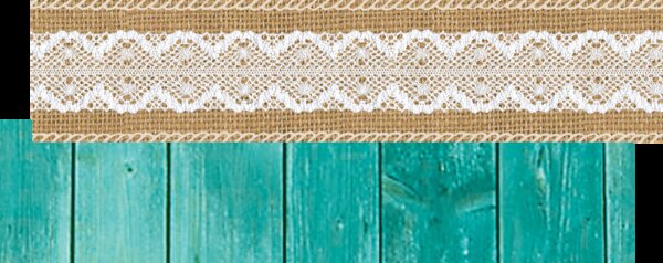 TCR77176 Shabby Chic Ribbon Runner Image