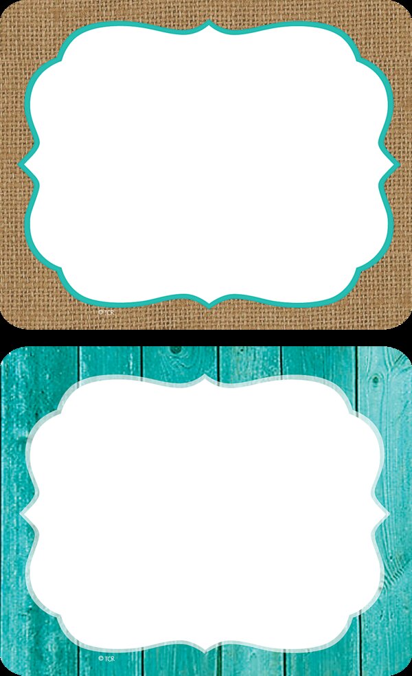 TCR77195 Shabby Chic Name Tags/Labels Image